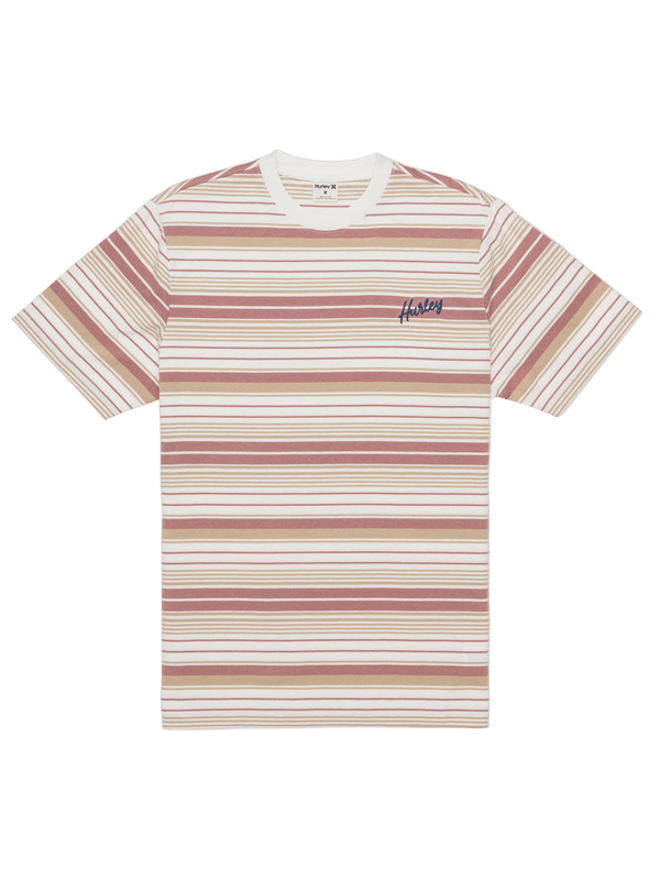Hurley Naturals Stripe Short Sleeve PHANTOM ROSE