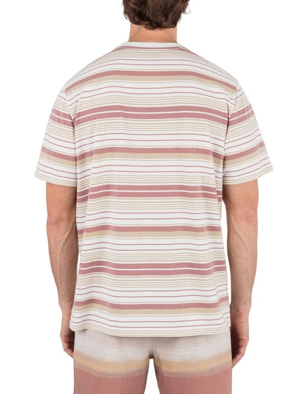 Hurley Naturals Stripe Short Sleeve PHANTOM ROSE