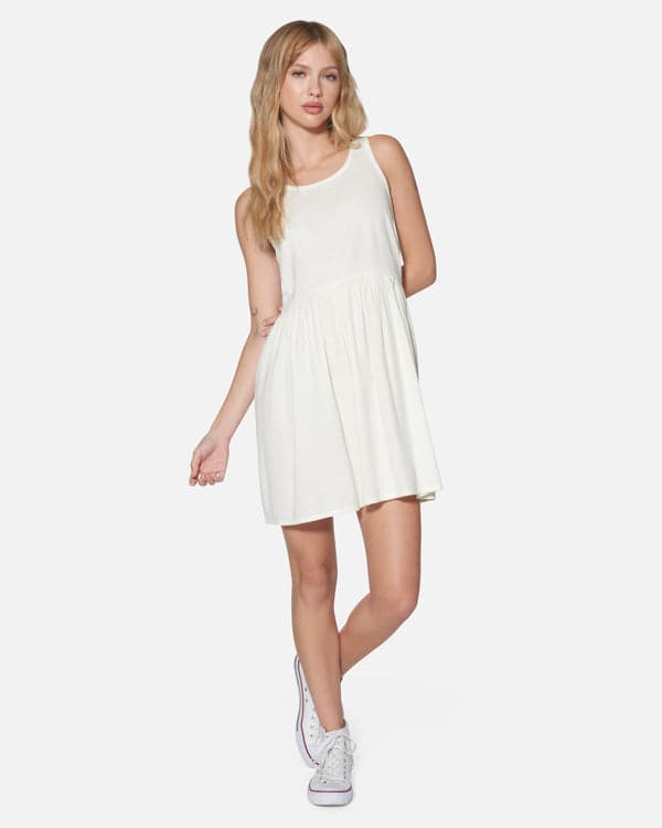 Hurley New Heights Dress Off White