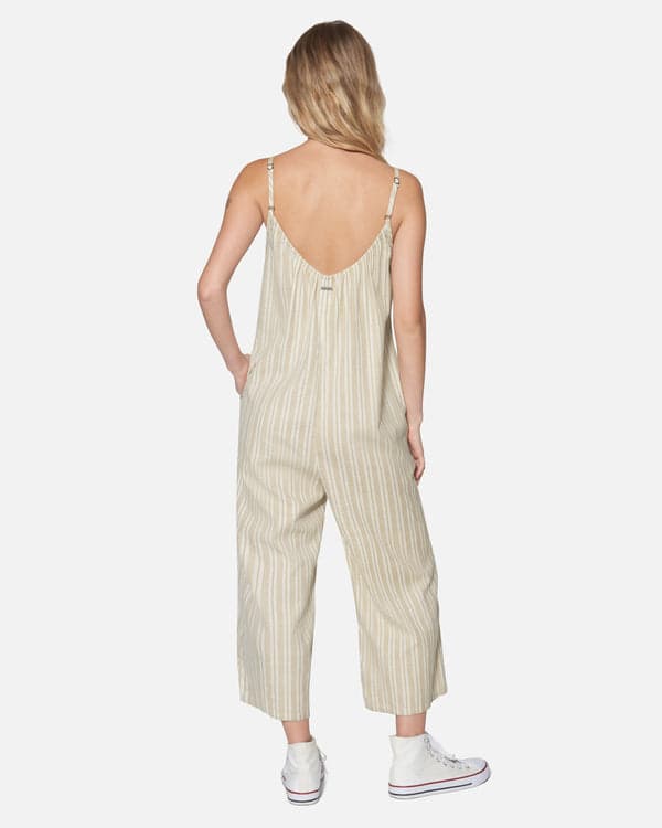 Hurley New Heights Jumpsuit Tan