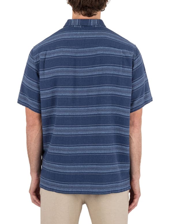 Hurley Oceanside Short Sleeve Shirt FOUNTAIN BLUE