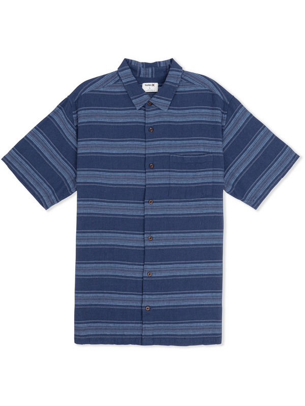 Hurley Oceanside Short Sleeve Shirt FOUNTAIN BLUE