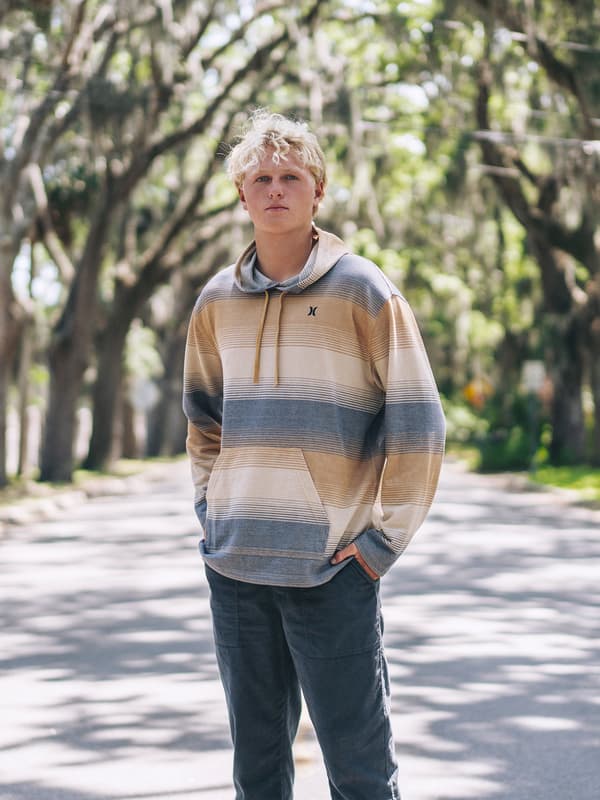 hurley OG Hooded Poncho Earthstone