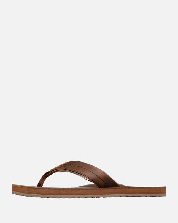 Hurley One And Only Leather Sandal Brown