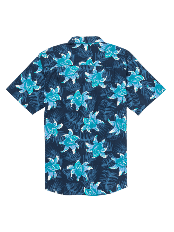 Hurley One And Only Lido Stretch Short Sleeve NAVY