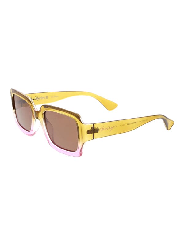 hurley Outer Banks Sunglasses Green/Mauve Gradient