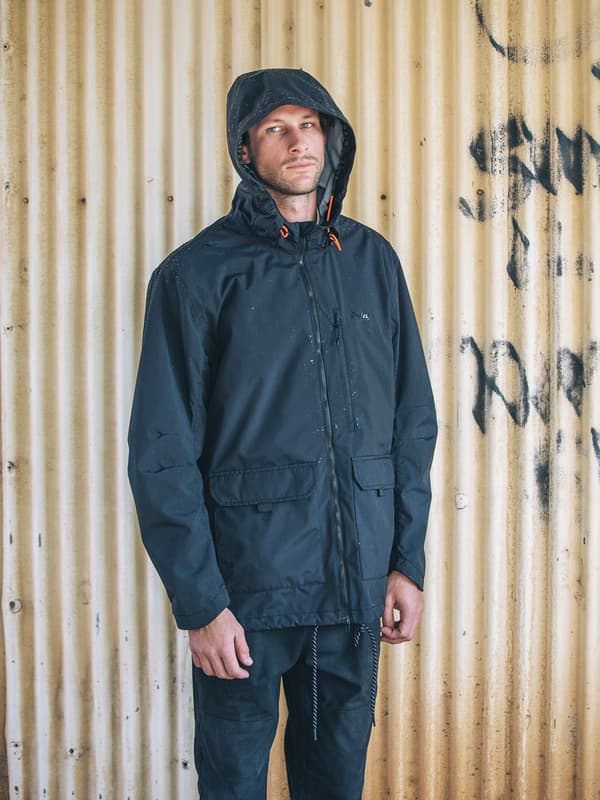 hurley Phantom Defender Jacket Black