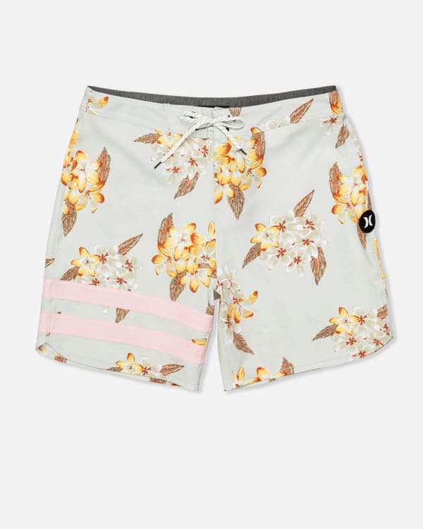 Hurley Phantom Eco Block Party Boardshort 18" Bone