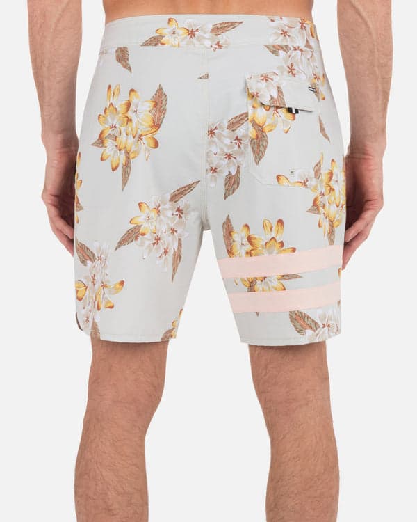 Hurley Phantom Eco Block Party Boardshort 18" Bone