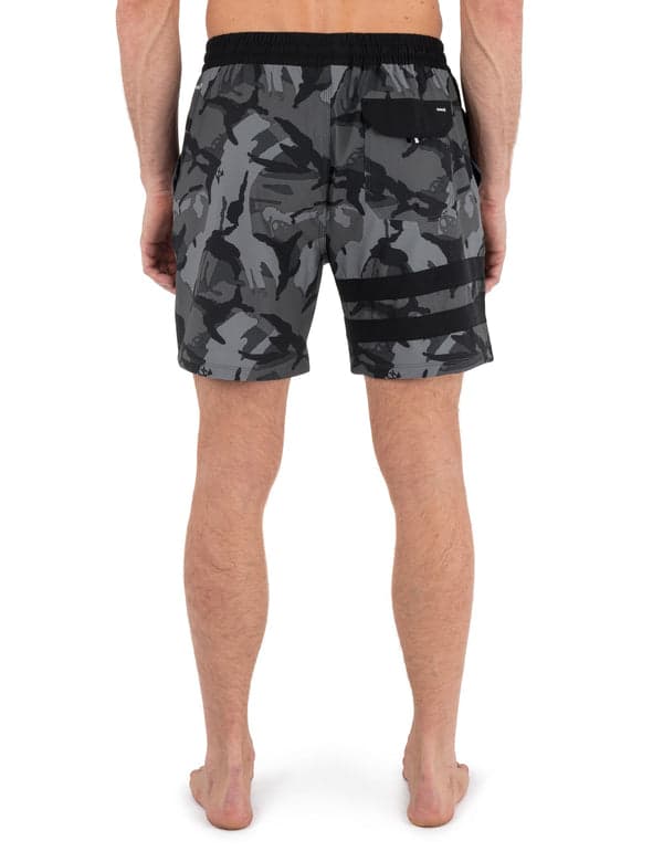 Hurley Phantom Eco Blockparty Volley 17" BLACK