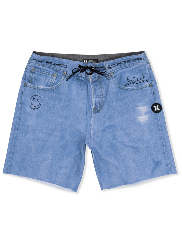 hurley Phantom Eco Denim Boardshort 18" VINTAGE
