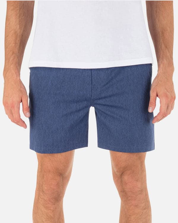 hurley Phantom Heather Walkshort 18" Obsidian