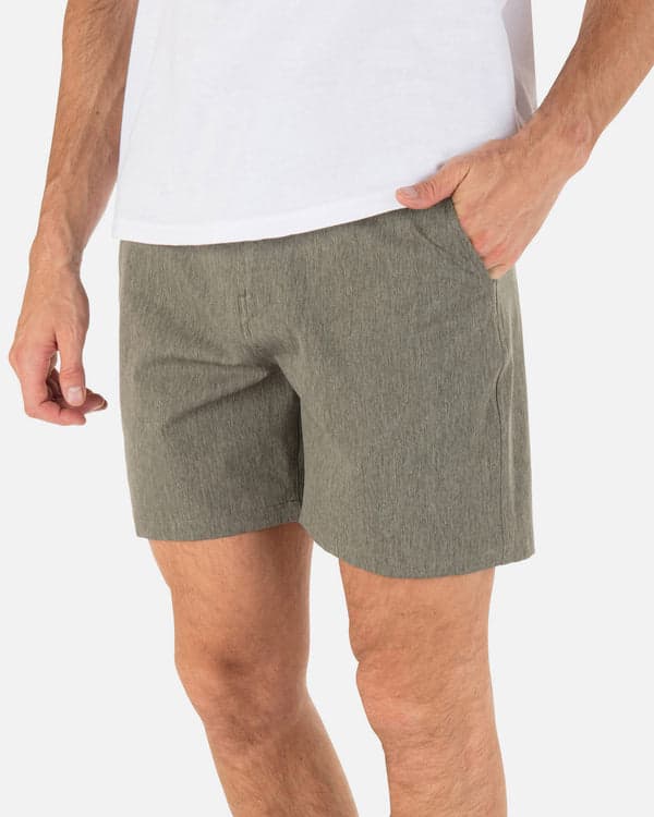 Hurley Phantom Heather Walkshort 18" Olive