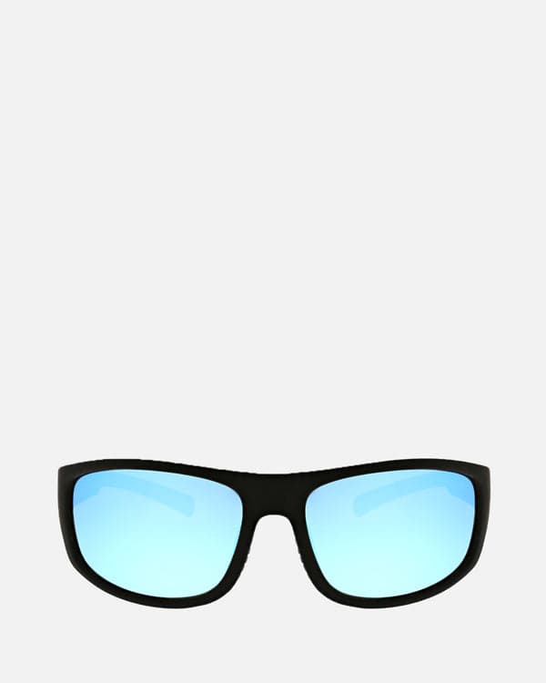 Hurley Pillar Polarized Sunglasses Black/Blue