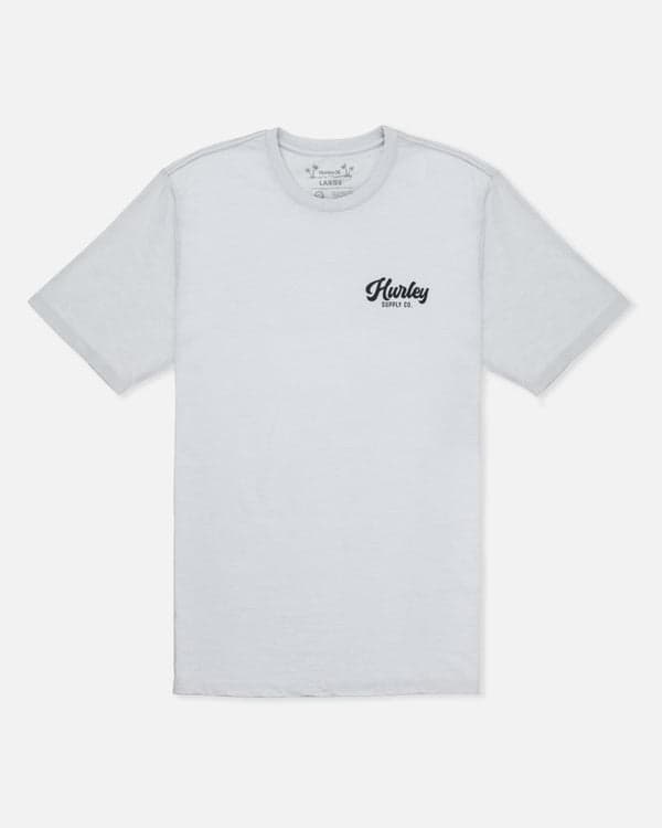 Hurley Raceway Slub Short Sleeve Platinum