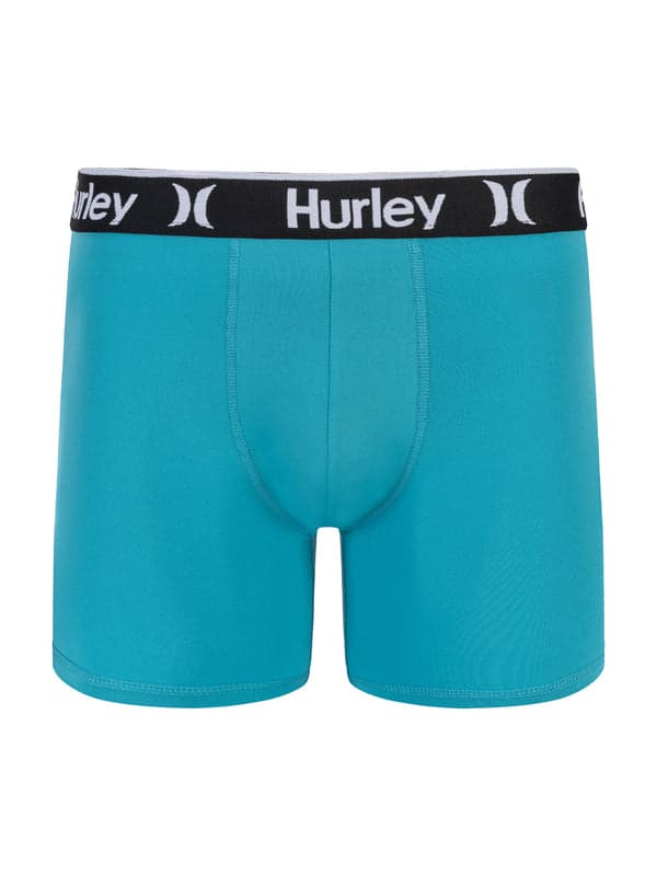 Hurley Regrind Boxer Brief (5 Pack) Turquoise Aqua