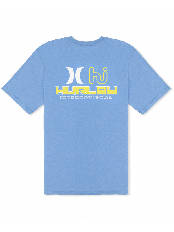 Hurley Rewind Short Sleeve AQUIFER HEATHER