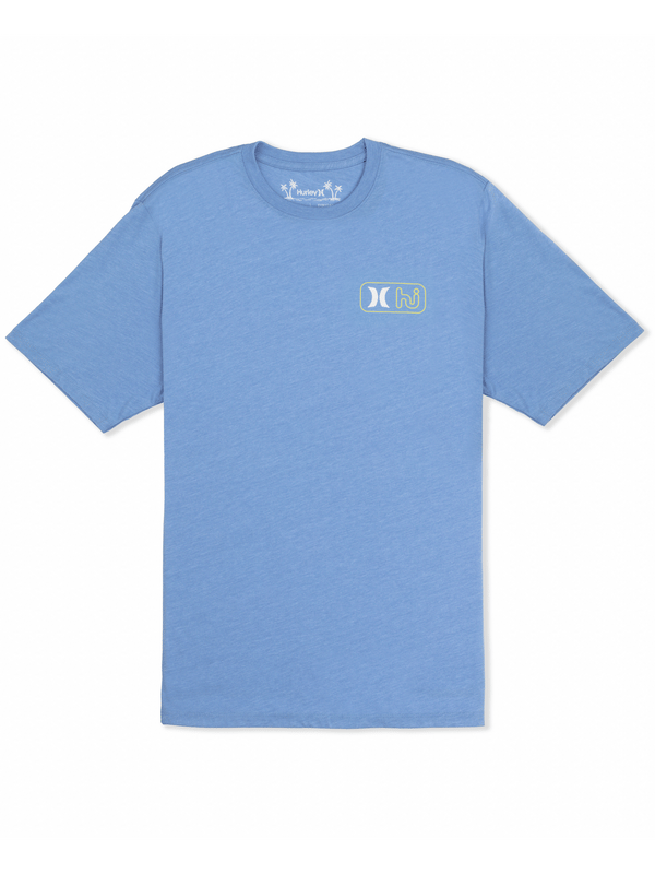 Hurley Rewind Short Sleeve AQUIFER HEATHER