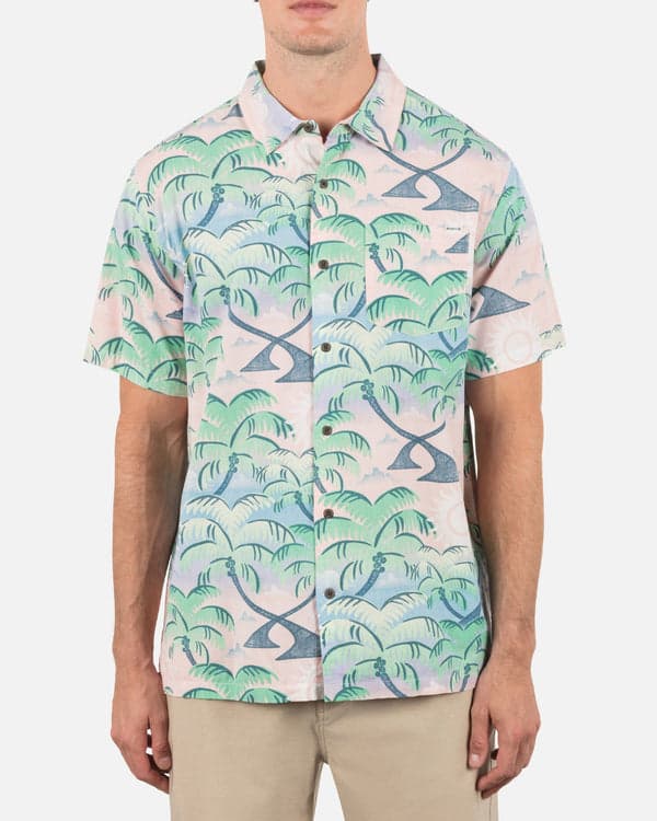 hurley Rincon Short Sleeve Candy Pink