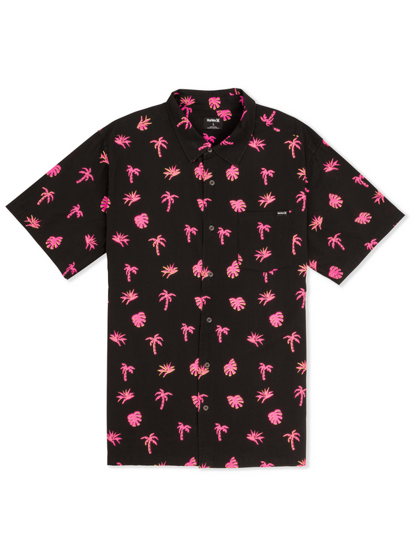 Hurley Rincon Short Sleeve Printed Shirt BLACK