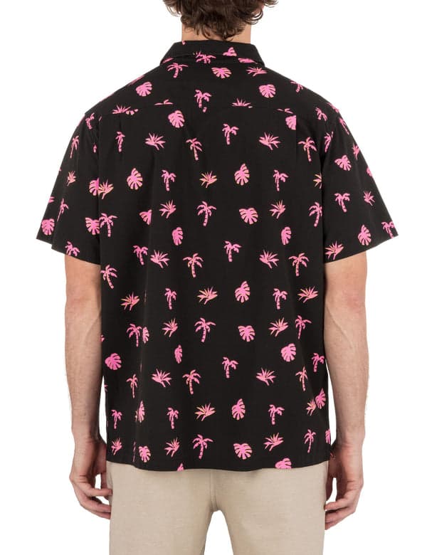 Hurley Rincon Short Sleeve Printed Shirt BLACK