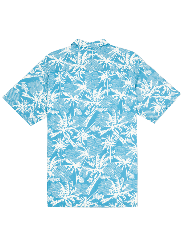 Hurley Rincon Short Sleeve Printed Shirt BLUE