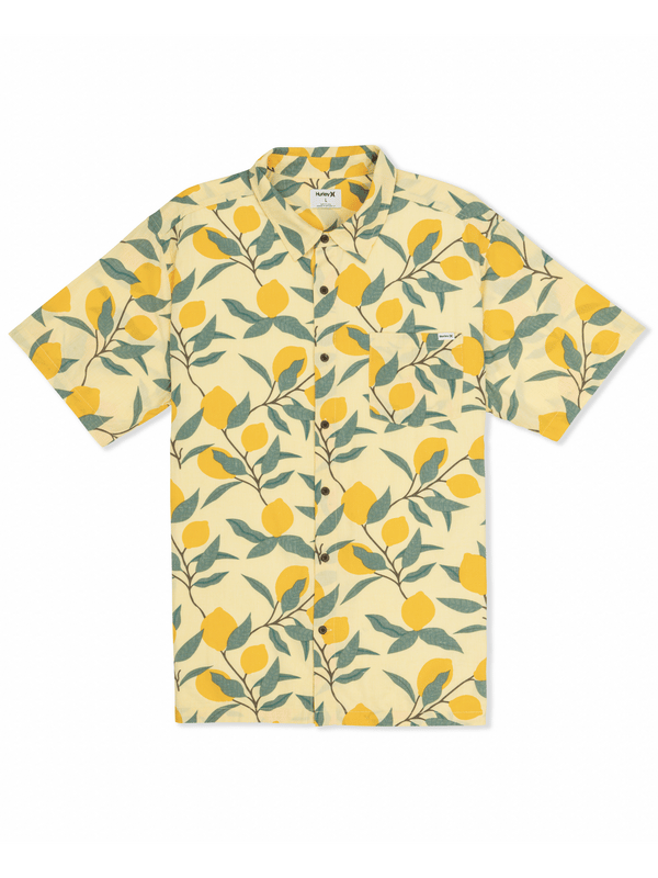 Hurley Rincon Short Sleeve Printed Shirt PINEAPPLE