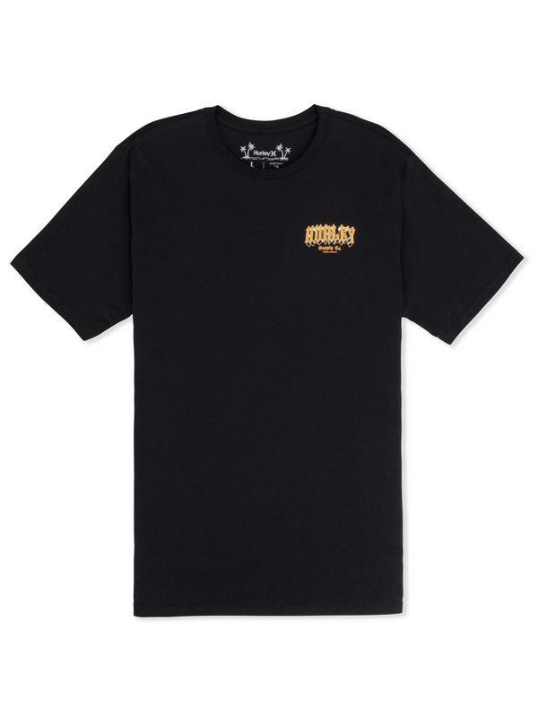 Hurley Scoped Short Sleeve BLACK