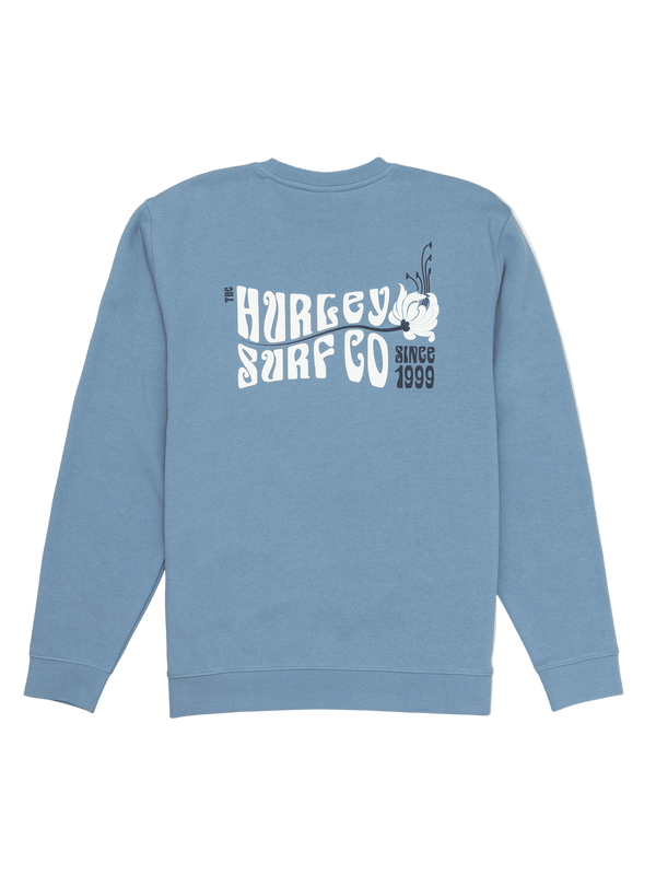 Hurley Sea Crew Long Sleeve Island Slate