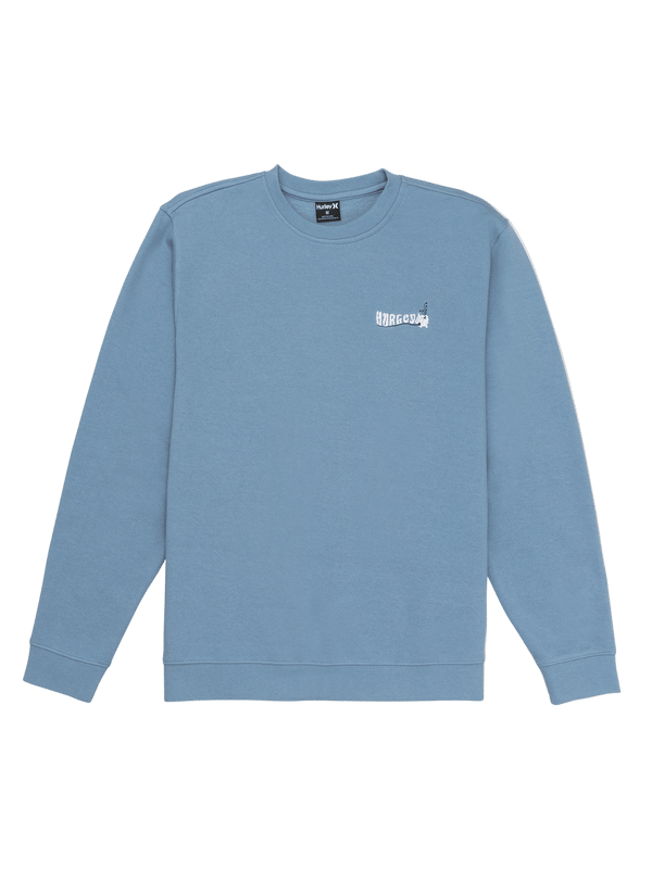hurley Sea Crew Long Sleeve Island Slate