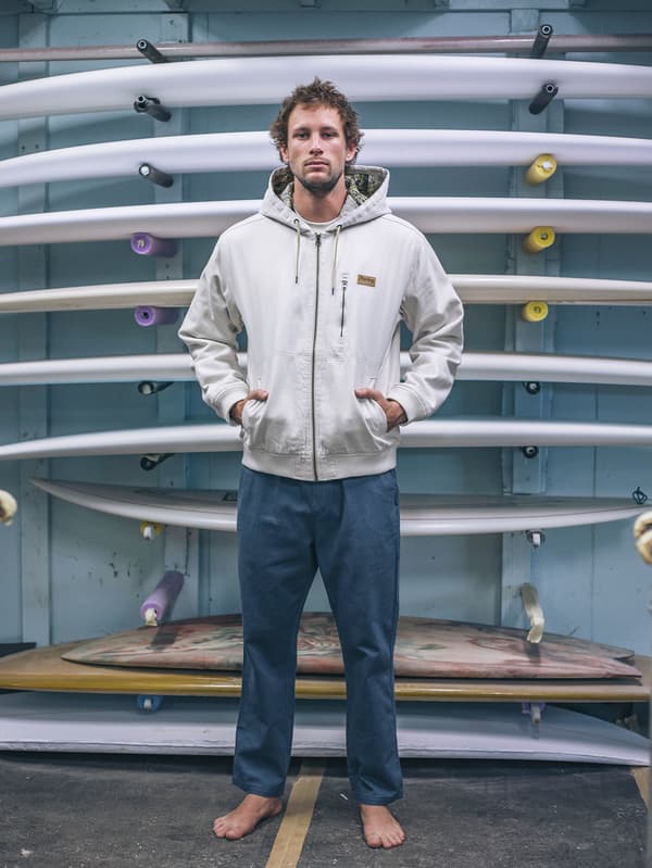 hurley Shapers Canvas Jacket Bone