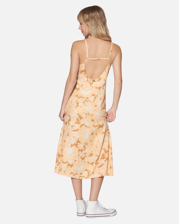 Hurley Shoreline Slip Dress Caramel Cream