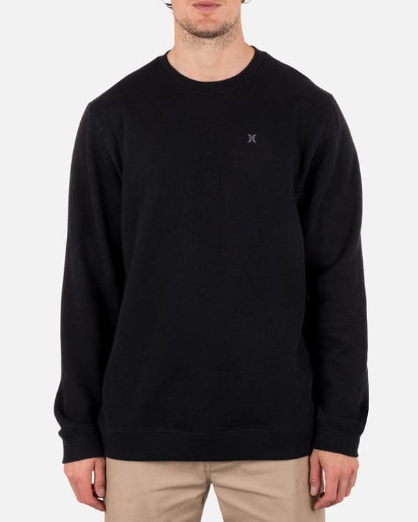 hurley Slub Crew BLACK