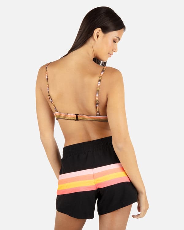 Hurley Snap Front Boardshort 3" Black/Sunrise Pink