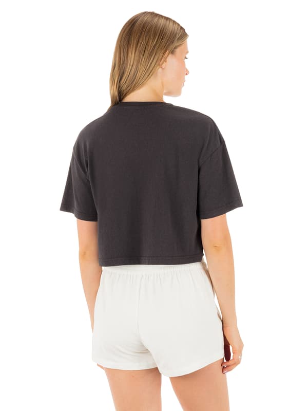 Hurley Society Islands Boxy Drop Tee Off Black