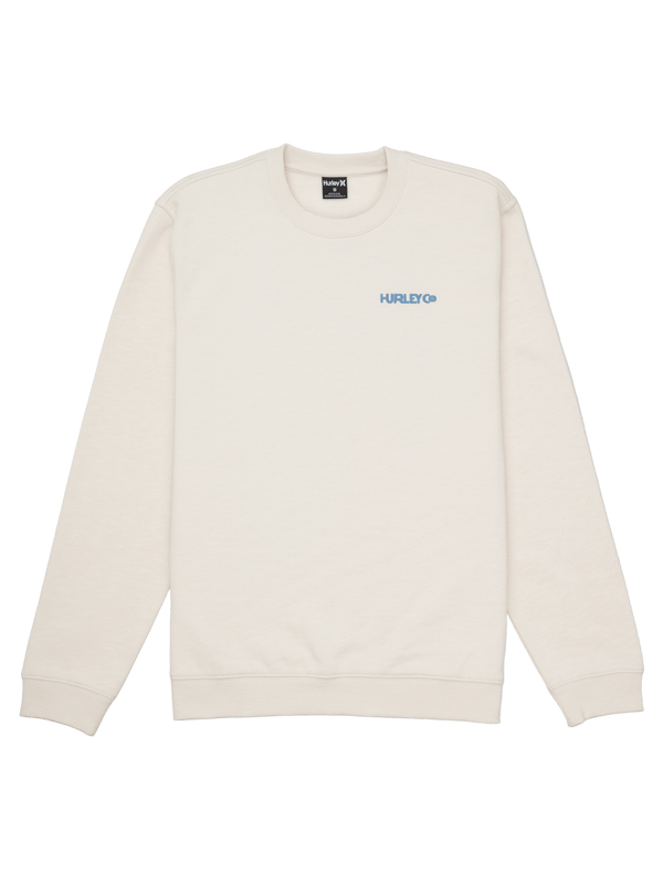 Hurley Solar Cycle Slub Crew Bone