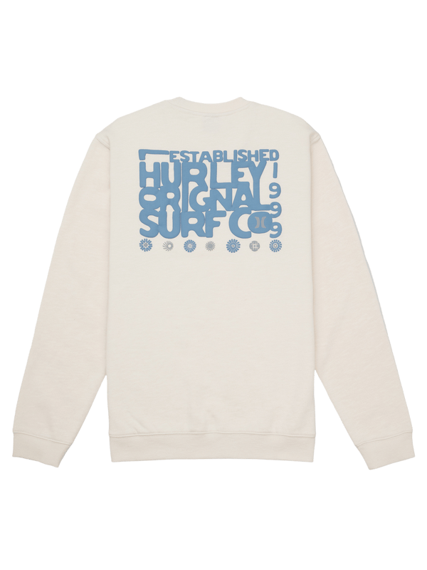 Hurley Solar Cycle Slub Crew Bone