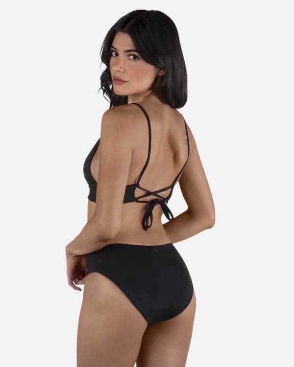 Hurley Solid Bralette Bikini Top Black