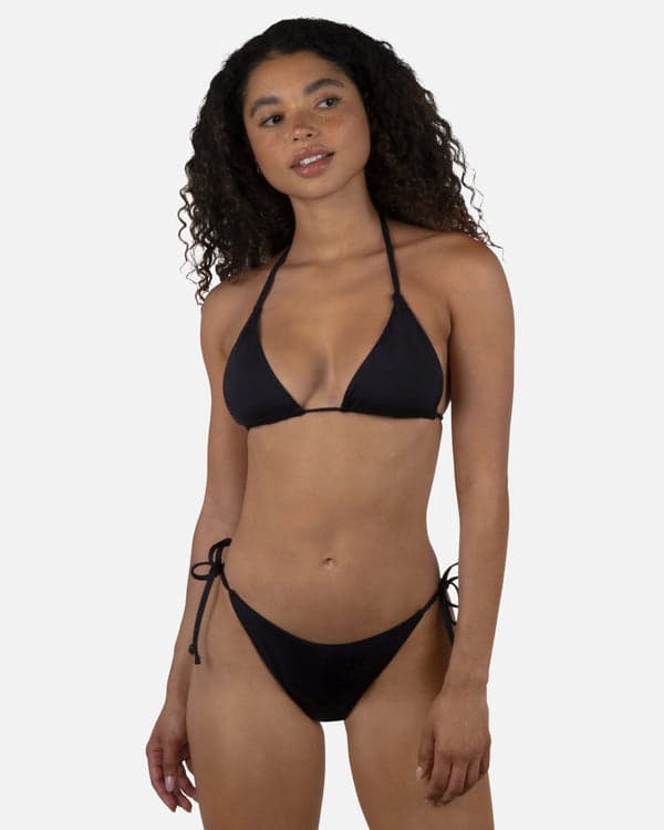 Hurley Solid Classic Triangle Bikini Top Black