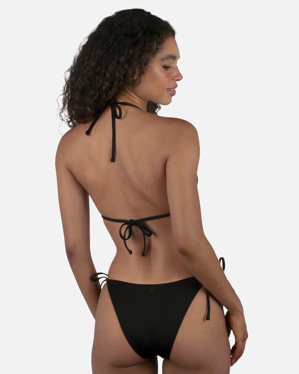 Hurley Solid Classic Triangle Bikini Top Black