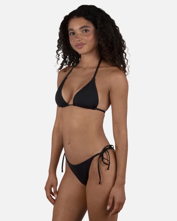 Hurley Solid Classic Triangle Bikini Top Black