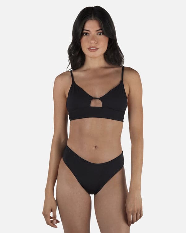 Hurley Solid Full Bikini Bottom Black