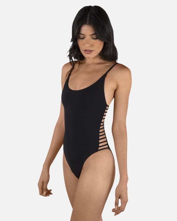 Hurley Solid Moderate One Piece Black