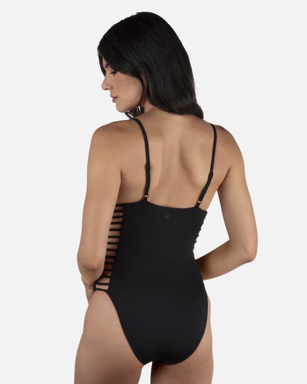 Hurley Solid Moderate One Piece Black