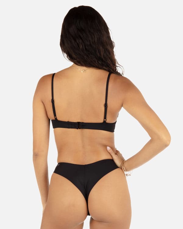 Hurley Solid Tab Underwire Bra Black