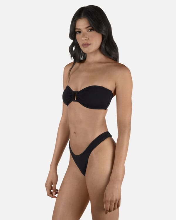 Hurley Solid Tanga Bottom Black