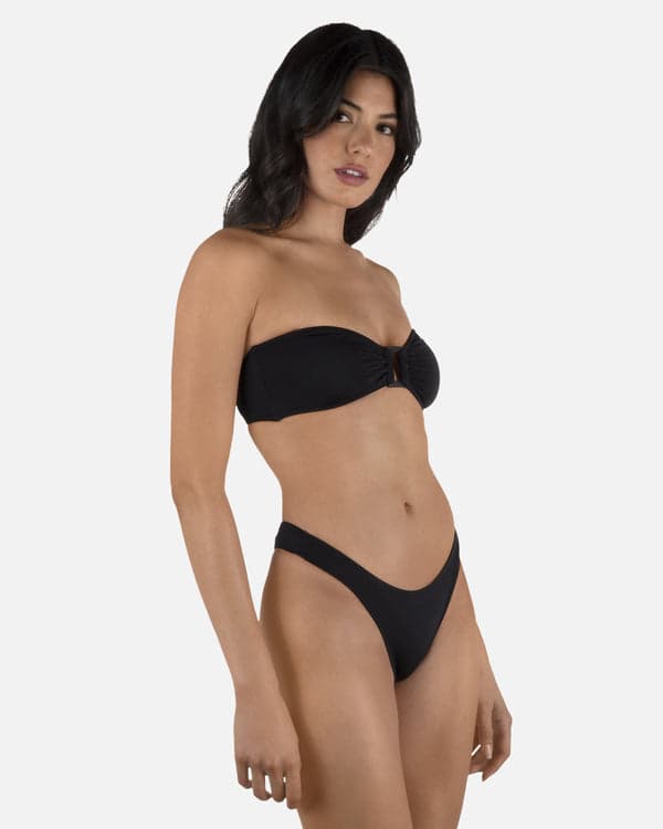 Hurley Solid Tanga Bottom Black