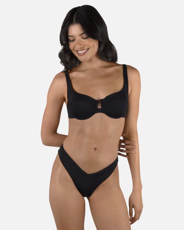 Hurley Solid V Front Skimpy Black