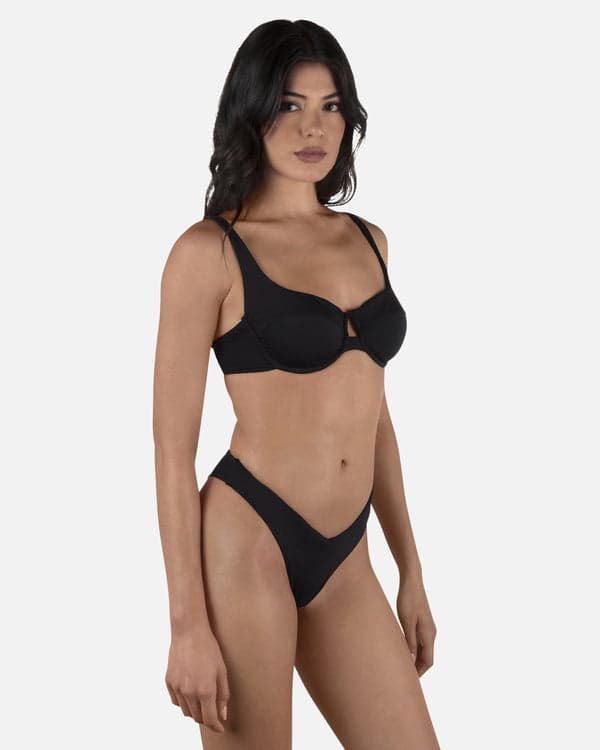Hurley Solid V Front Skimpy Black