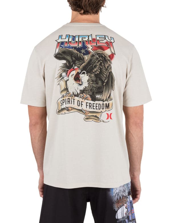 Hurley Spirit Of Freedom Short Sleeve BONE